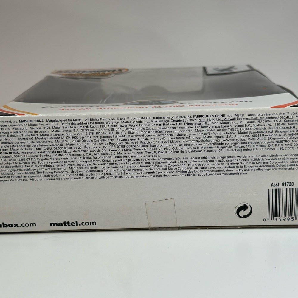 Matchbox Collectibles Collection North American P-51D Mustang Bud Anderson NIB - Picture 6 of 6